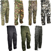 Kombat UK Men's Trousers Army Military Cargo Camo Camouflage Airsoft Pants Work